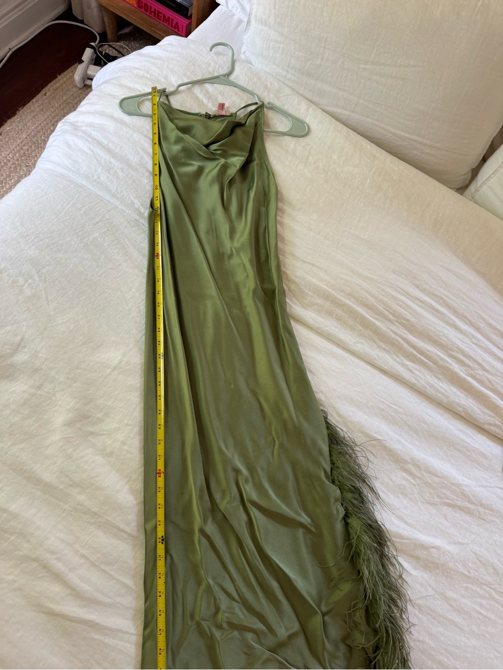 LAPOINTE Feather Gown - Picture 5 of 8